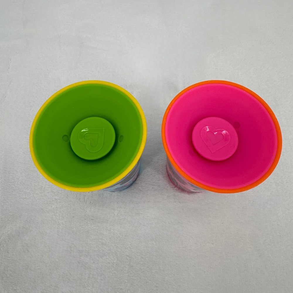 Munchkin Miracle 360 Printed Sippy Cups Toddlers Trainer Cup Wild Animal Set 2pk